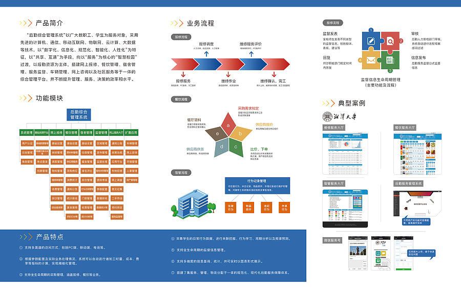公司产品三折页设计 阿白哥_Karida原创作品助力企业管理宣传